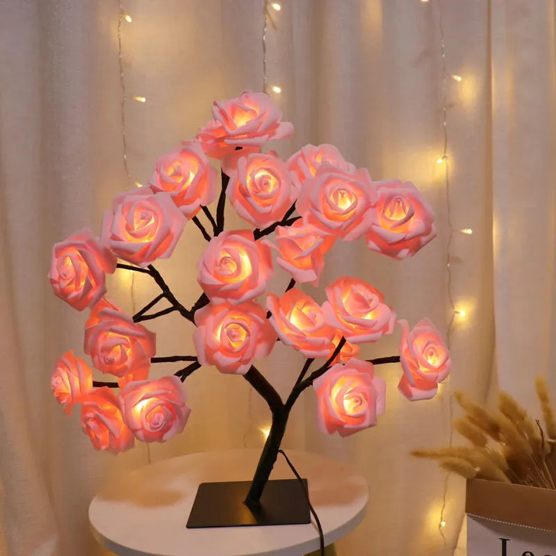 PinkGlow - Veilleuse Led Rose