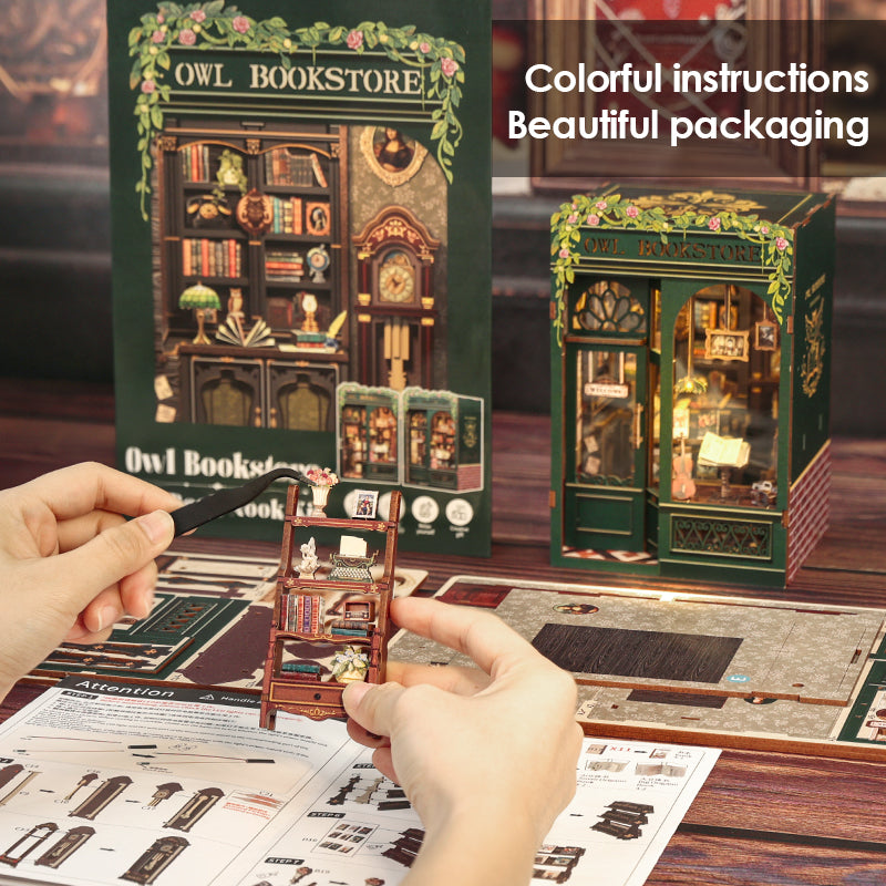 Book Nook Kit - DIY Miniature House Kit for Adults