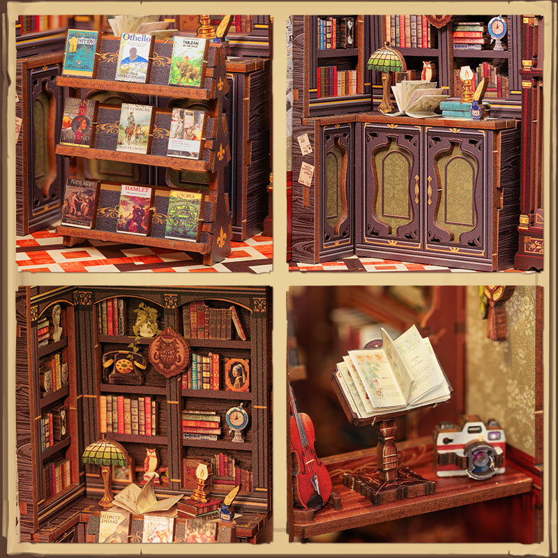 Book Nook Kit - DIY Miniature House Kit for Adults