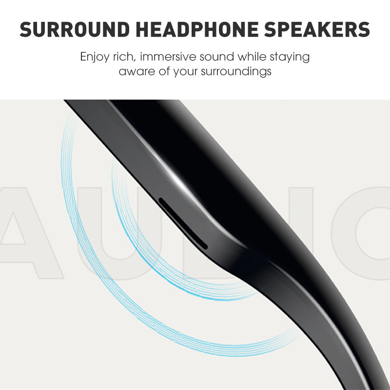 AI Smart Glasses with Camera & Audio